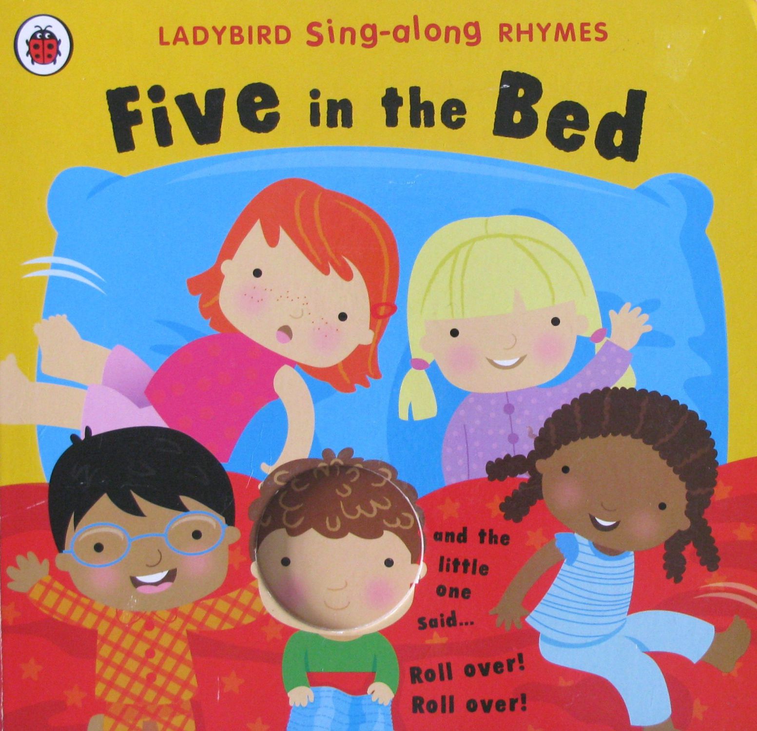 ladybird sing-along rhymes five in the bed