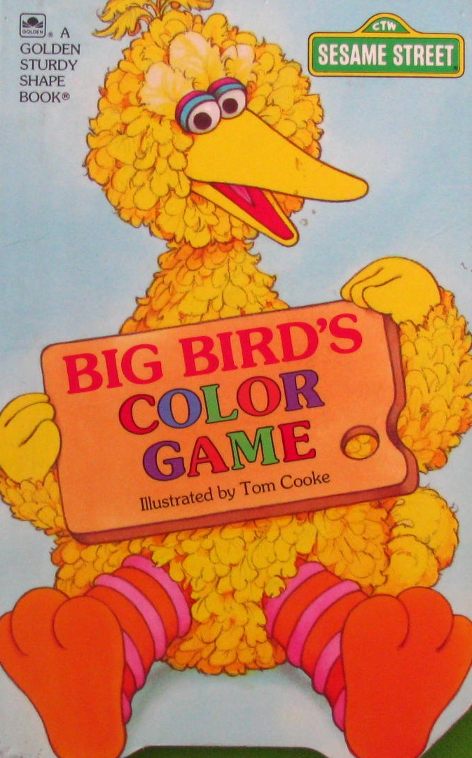 big bird golden sturdy shape book