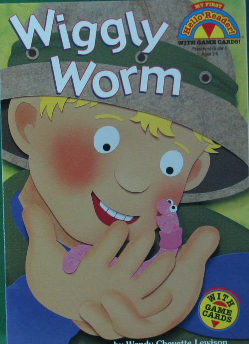 wiggly worm my first hello reader! with game cards!