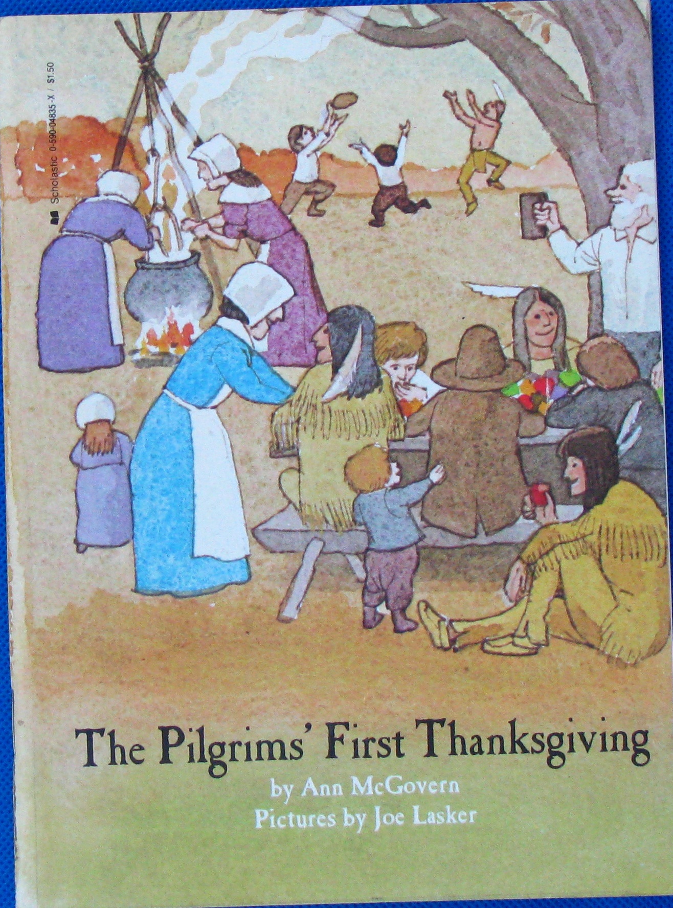 the pilgrims" first thanksgiving