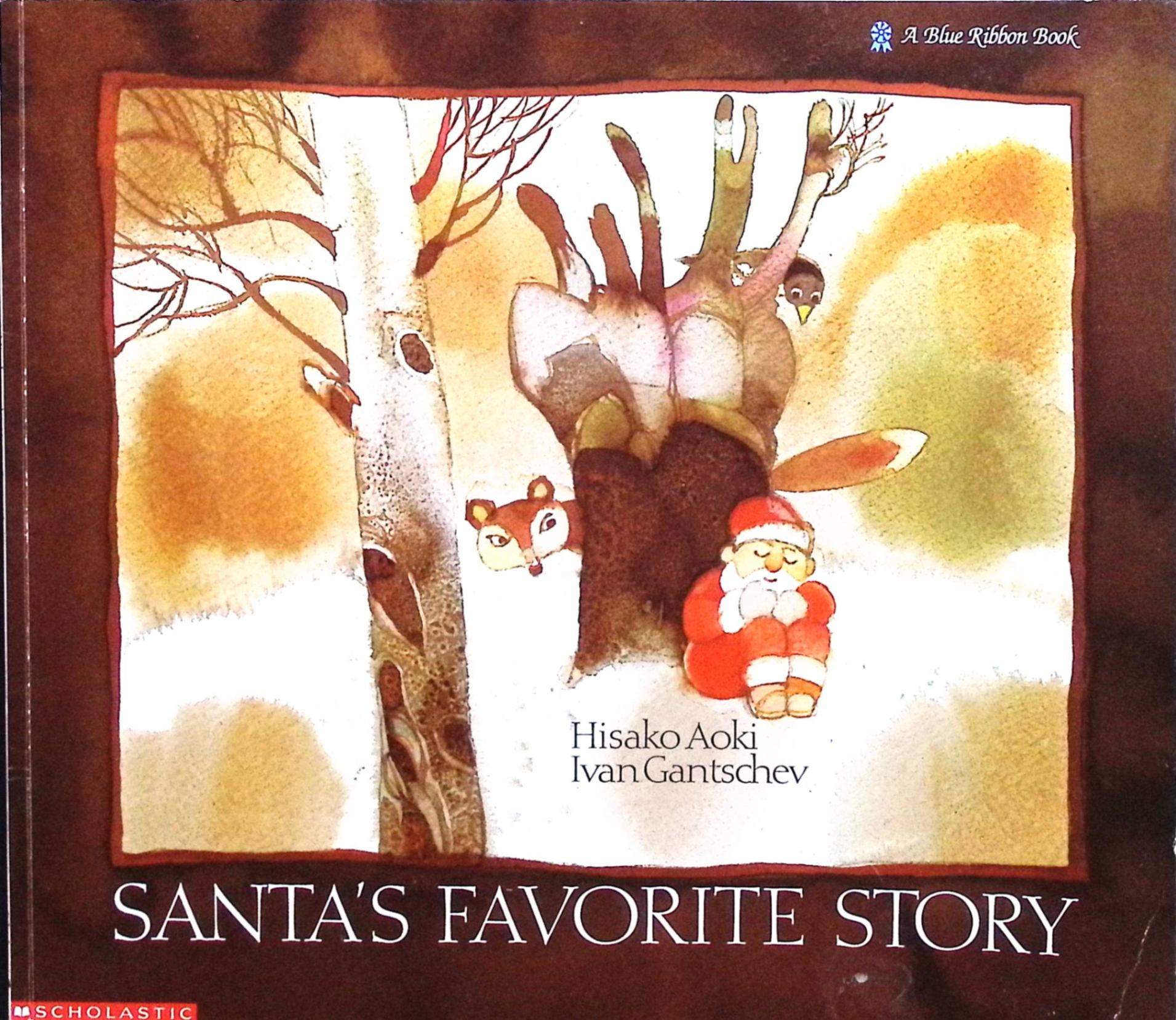 santas favorite story (blue ribbon book)