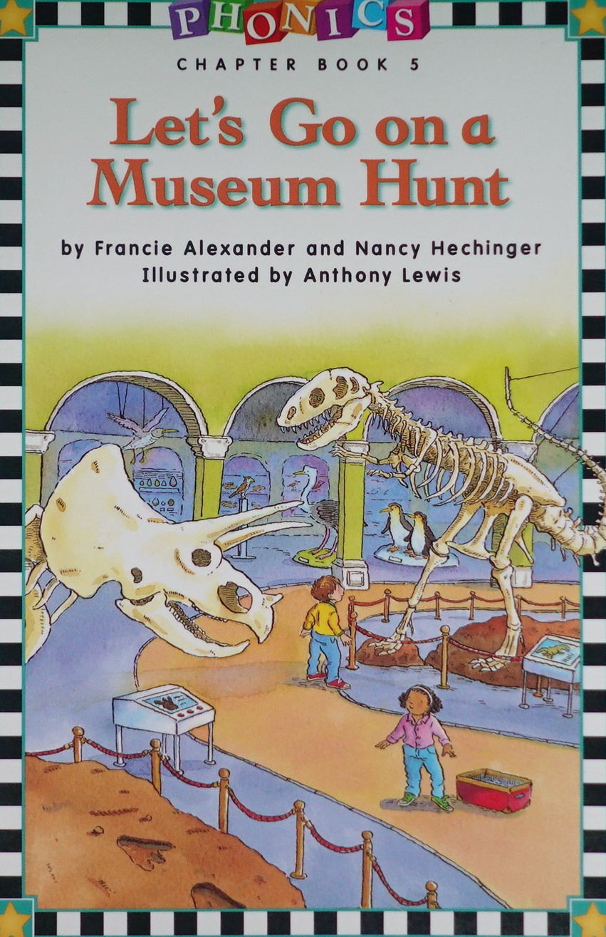 lets go on a museum hunt phonics chapter books book 5