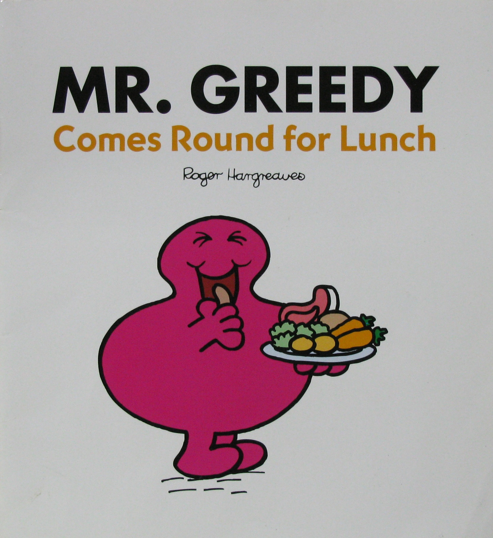 greedy comes round for lunch