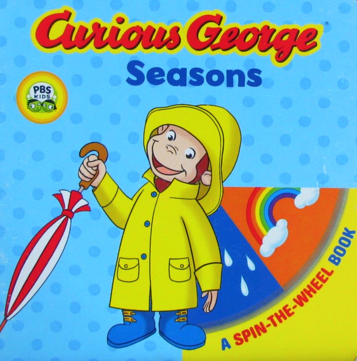 curious george seasons (cgtv spin-the-wheel board