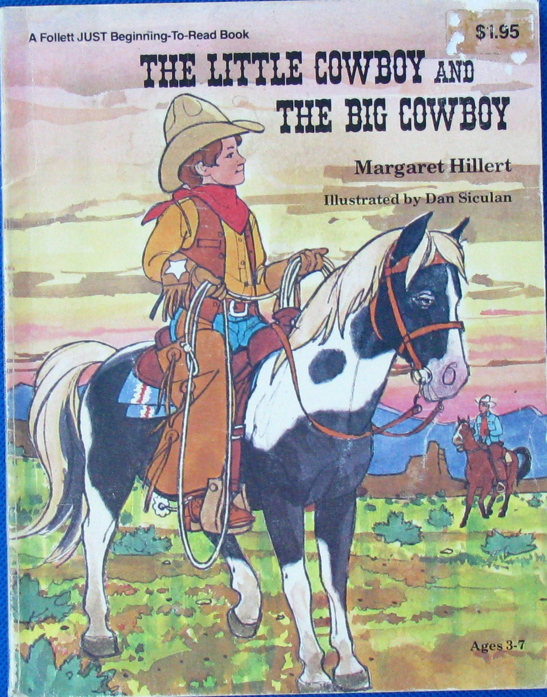 the little cowboy and the big cowboy (a follett just beginning