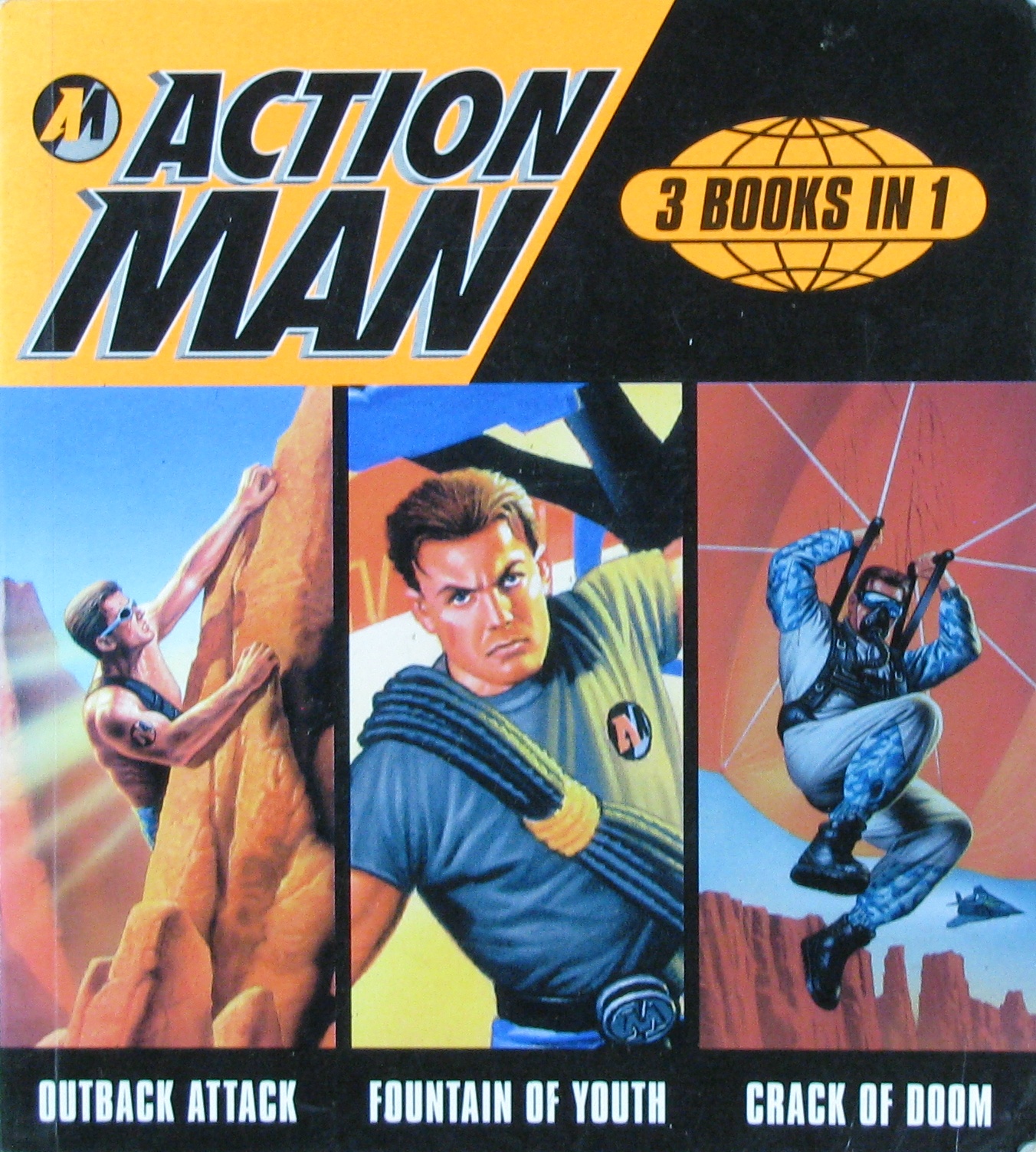 action man: outback attack, fountain of youth, crack of doom