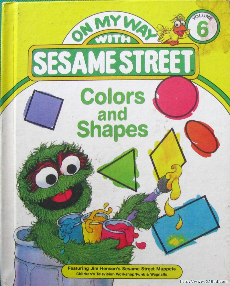 colors and shapes: featuring jim hensons sesame street muppets