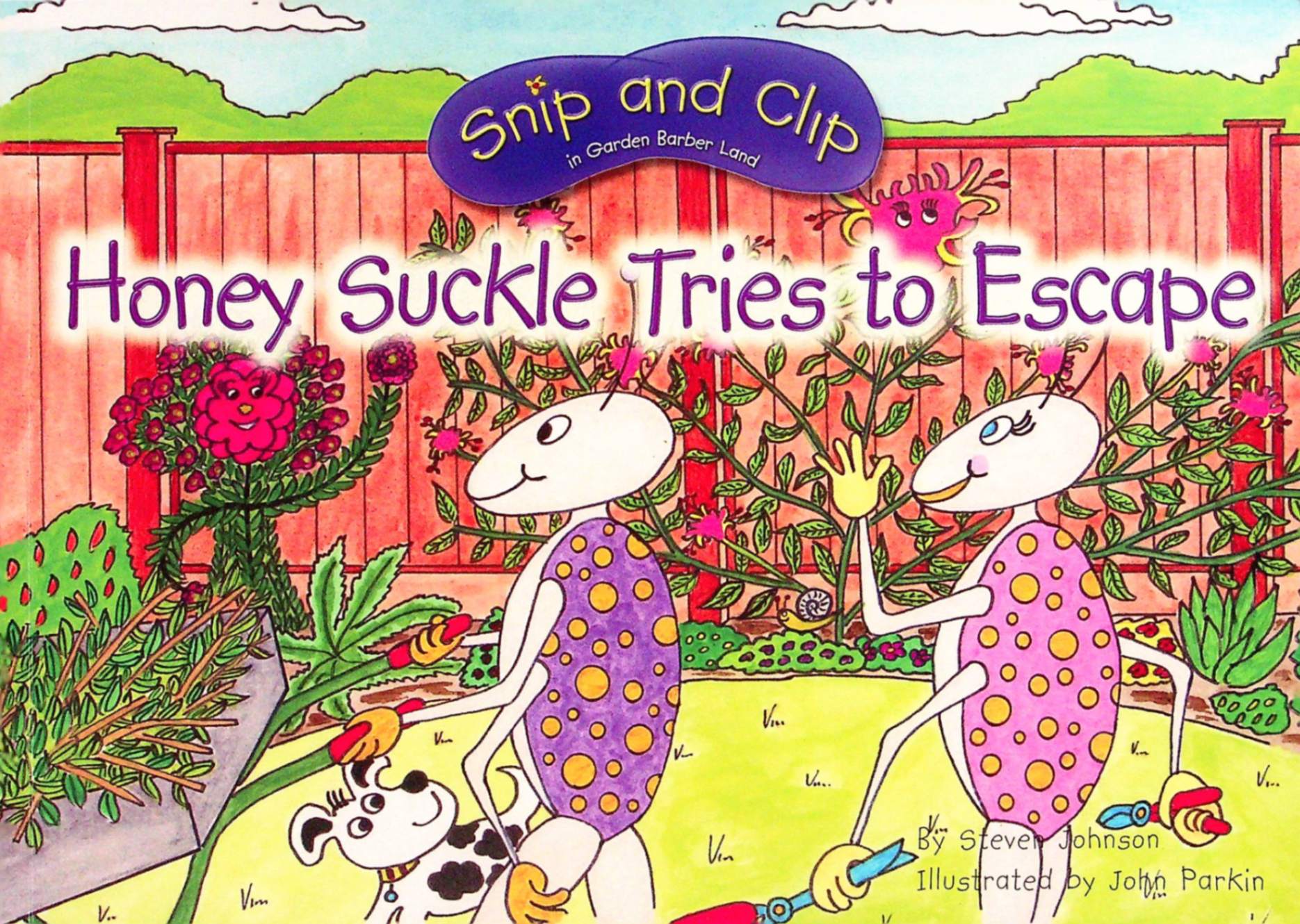 honey suckle tries to escape