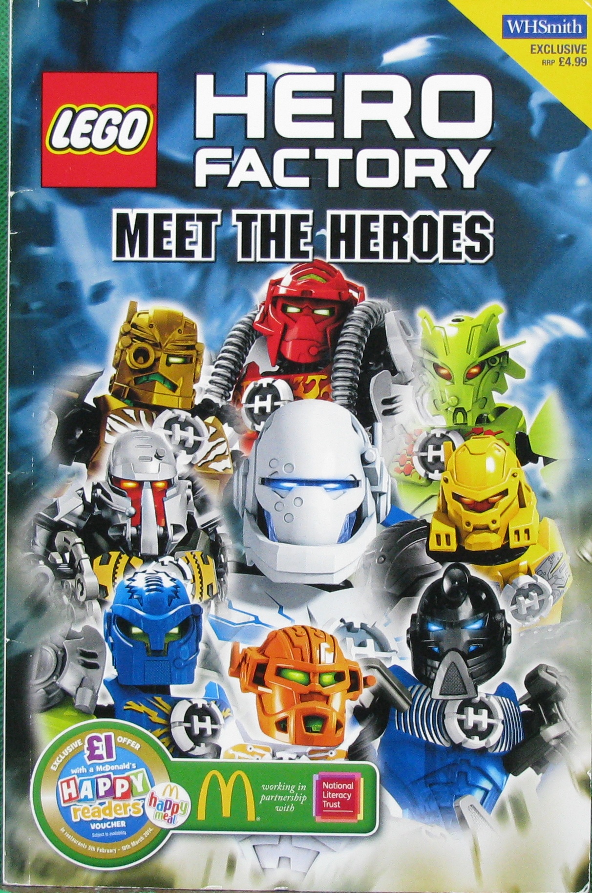 hero factory meet the heroes storybook  (机器翻译:乐高英雄工厂