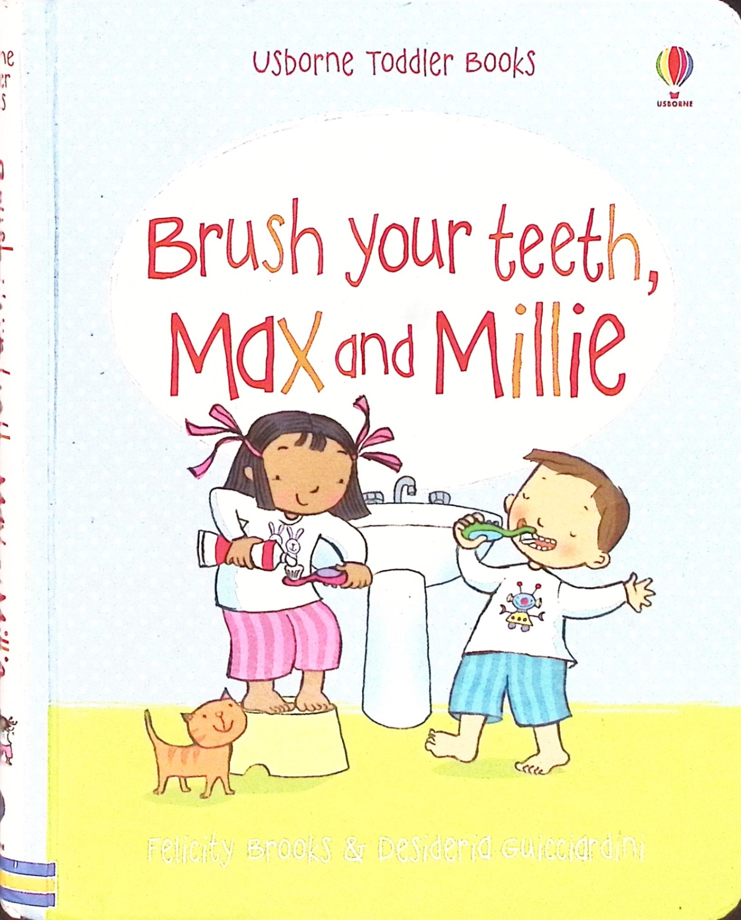 usborne toddler books:brush your teeth, max and millie