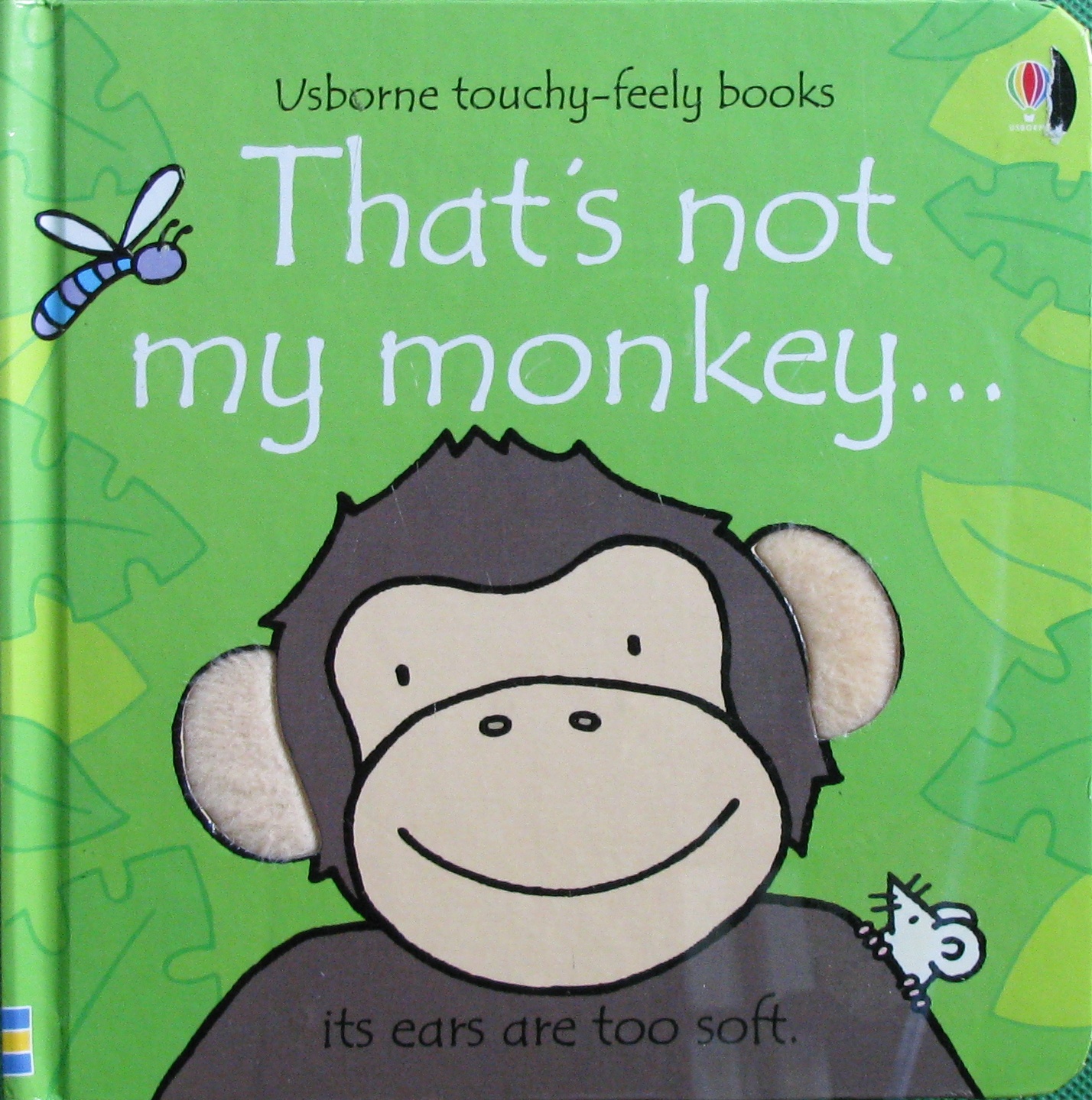 usborne touchy-feely book: that"s not my monkey