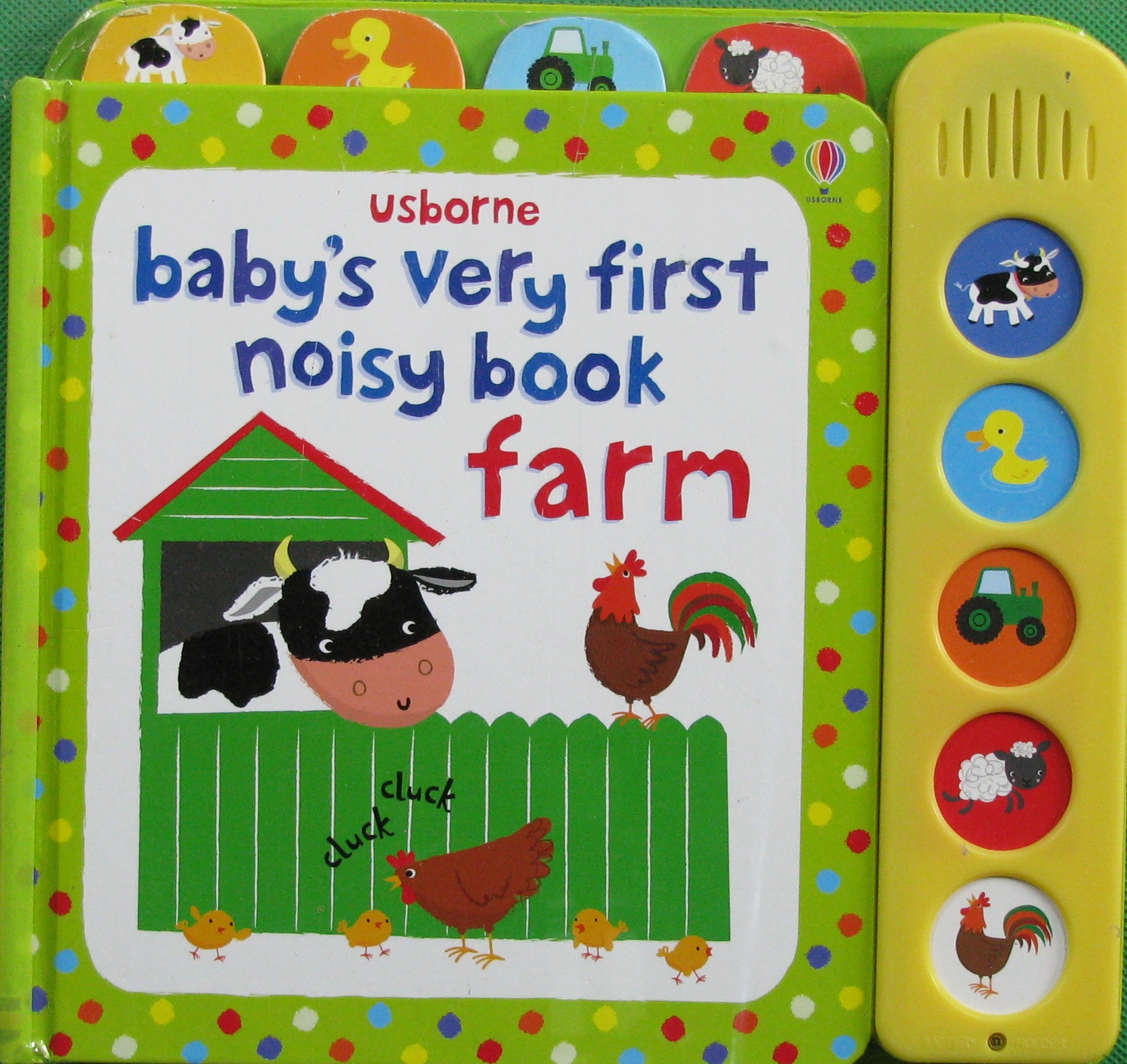 usborne baby"s very first noisy book farm