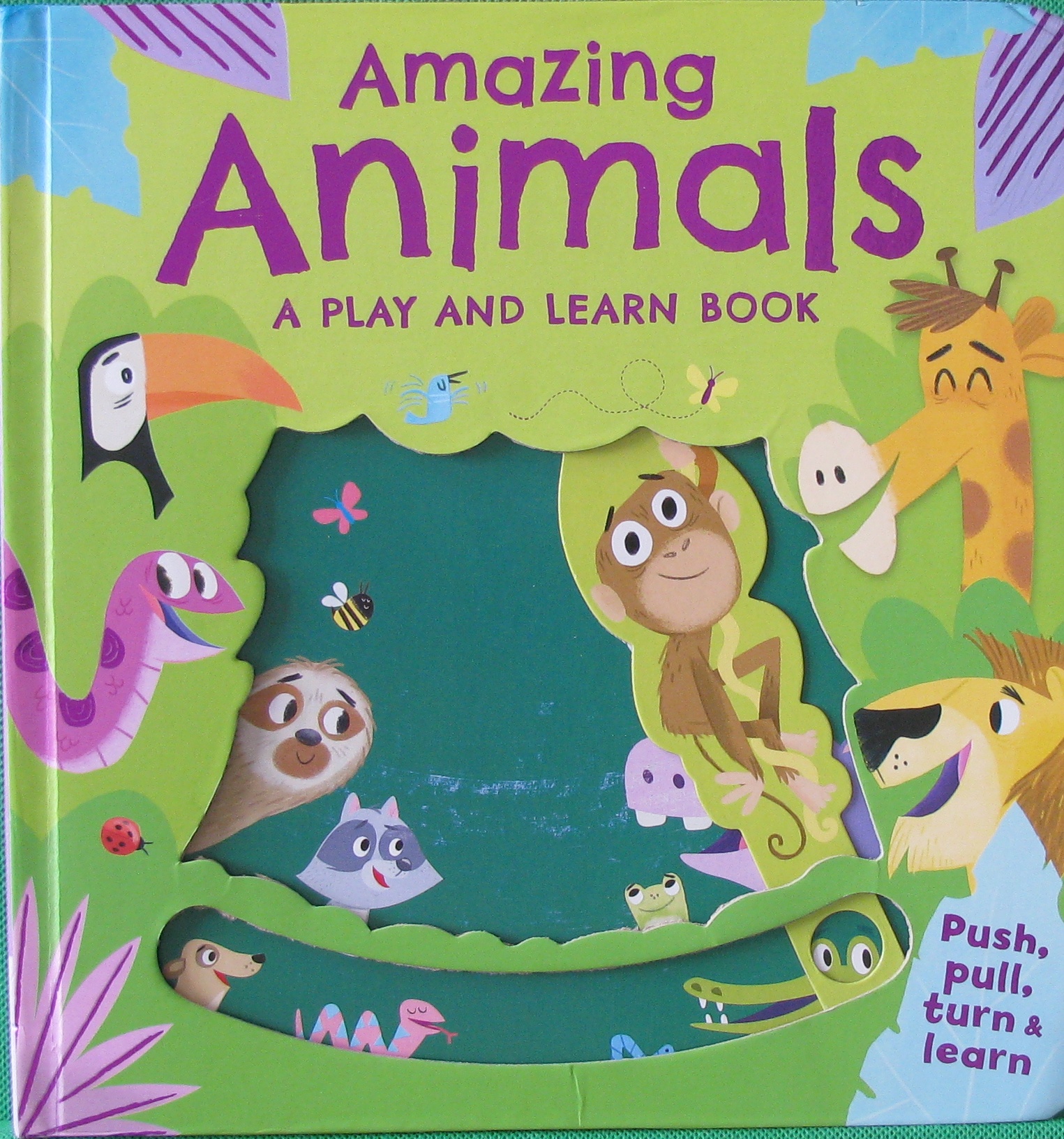 amazing animal a play and learn book