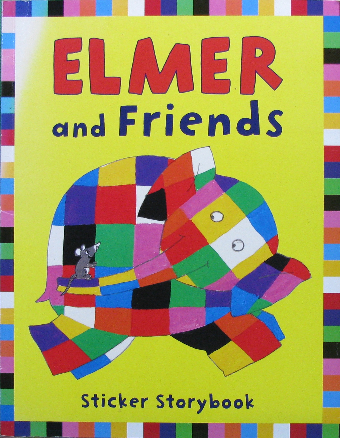 elmer & friends sticker storybook