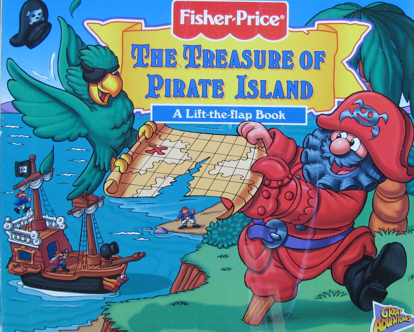 the treasure of pirate island a lift-the-flap book
