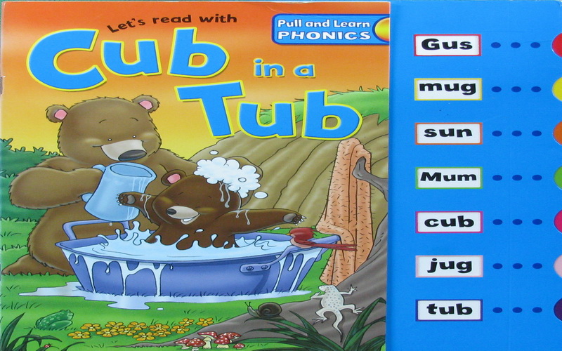 lets read with cub in a tub: pull & learn phonics