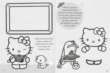 Hello Kitty Designer Doodle Book and Colouring Book