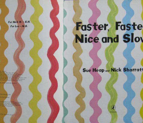 Faster Faster Nice and Slow_( H )_作者与插画_儿童图书_进口图书_