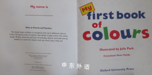 My First Book of Colours