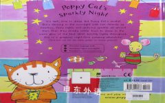 Poppy cat's sparkly night with twinkly lights on every page!