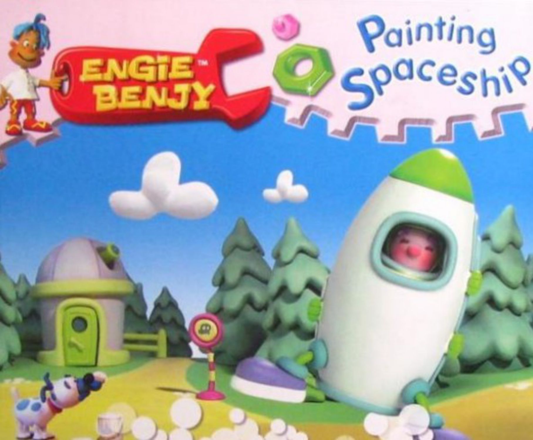 Engie Benjy Story Books: Painting Spaceship_系列读物_儿童图书_进口 