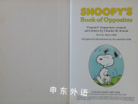 Book of Opposites Snoopy 