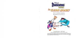 Disneys Darkwing Duck in Clean Money Golden Look-Look Book