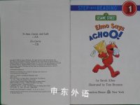 Elmo Says Achoo! Step-Into-Reading Step 1