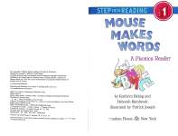 Mouse Makes Words: A Phonics Reader Step-Into-Rea