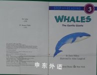 Whales: The Gentle Giants Step-Into-Reading Step