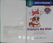 Rubble's Big Wish (PAW Patrol) (Step into Reading)