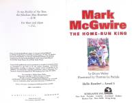 Mark McGwire THE HOMERUN KING