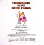 Thanksgiving Is for Giving Thanks