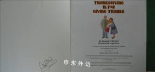 Thanksgiving Is for Giving Thanks