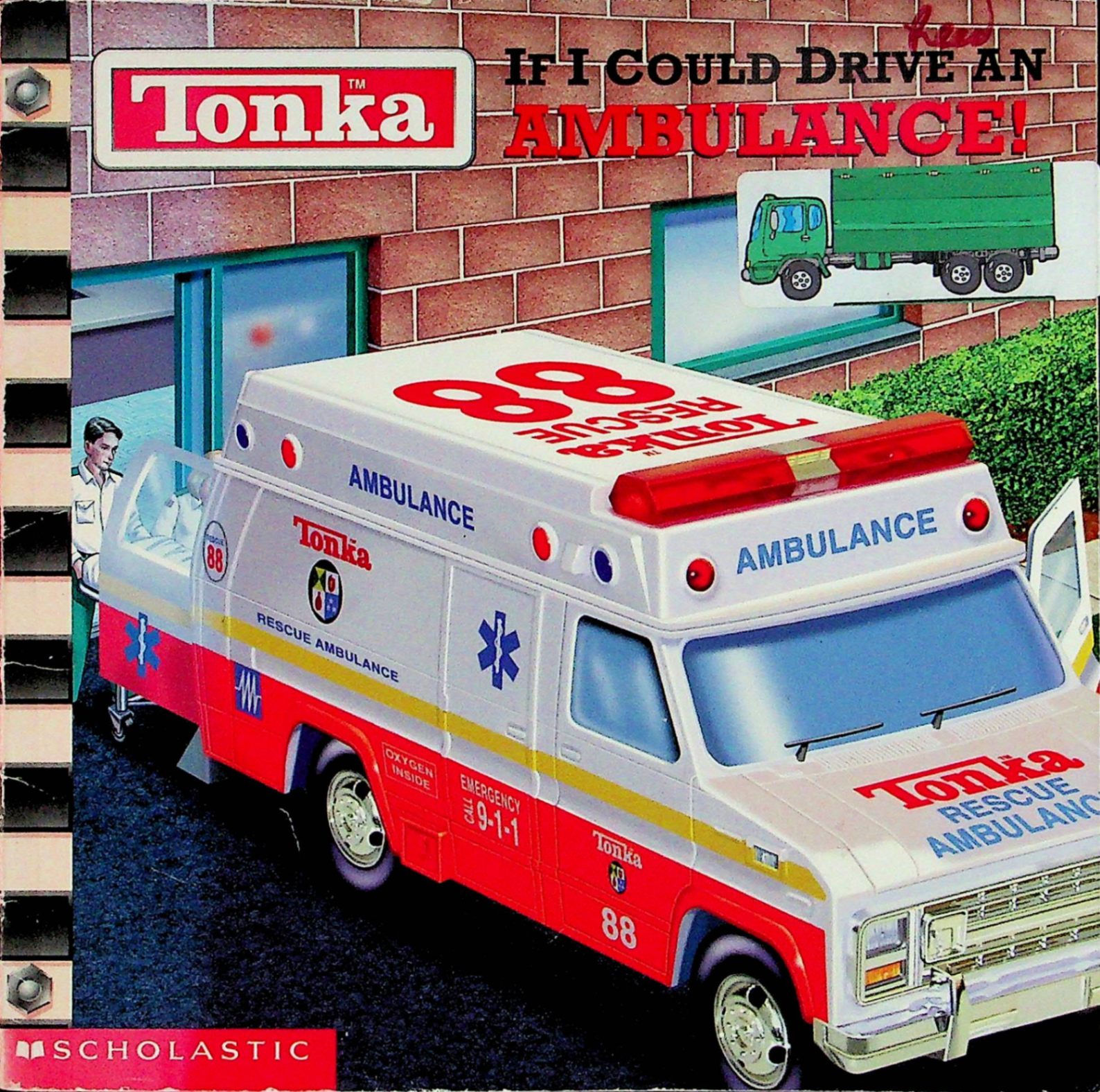 tonka ambulance truck