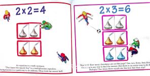 Hersheys Kisses Multiplication and Division
