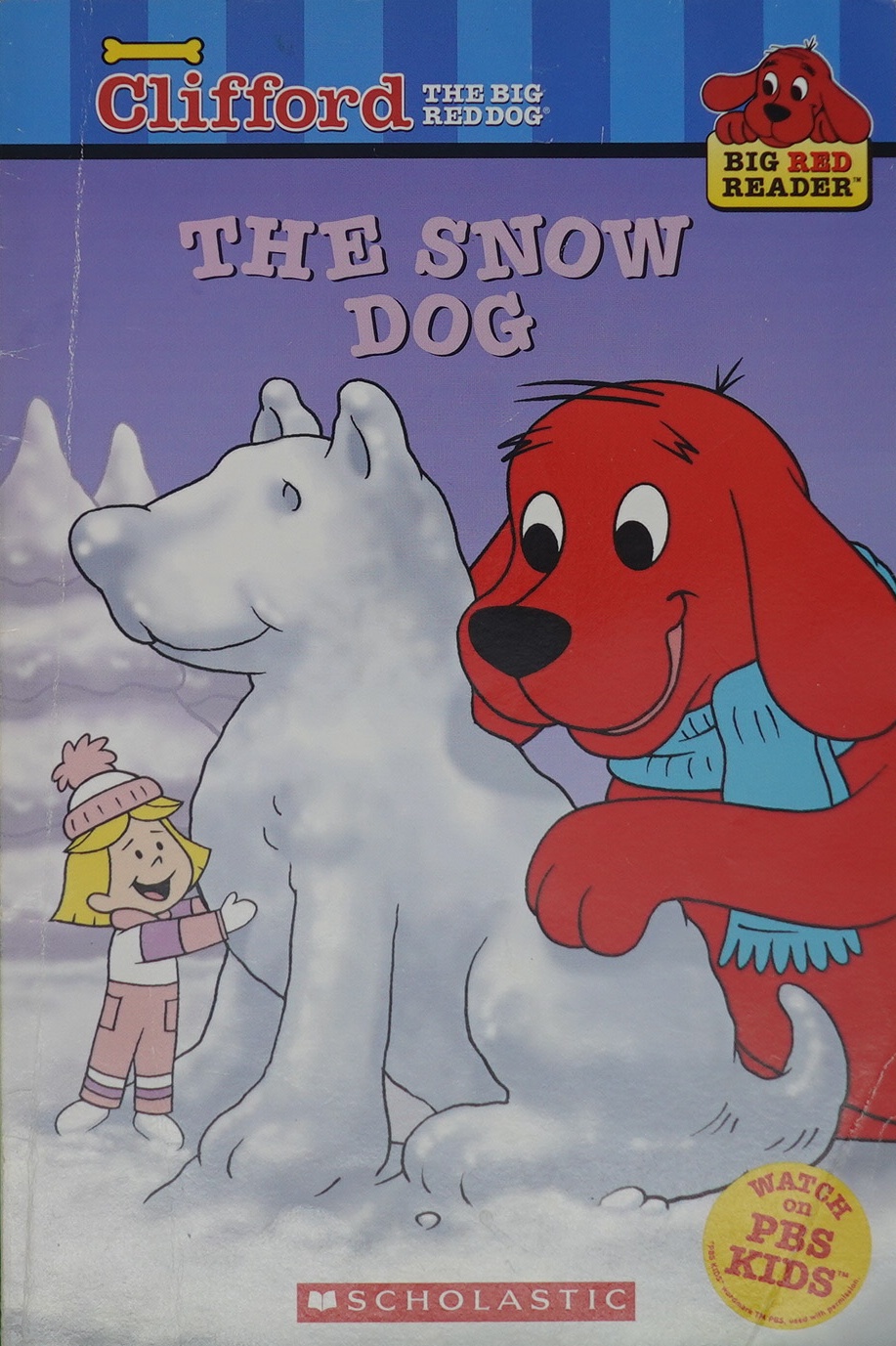 The Snow Dog Clifford the Big Red Dog_早期的读者系列_儿童图书_进口 