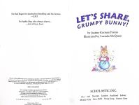 Let Us Share Grumpy Bunny