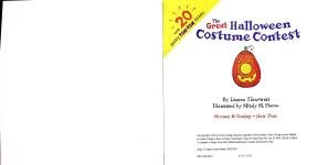 The Great Halloween Costume Contest