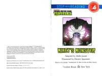 Step into Reading,Reading Paragraphs Step 4: Teenage Mutant Ninja Turtles: Mikey's Monster
