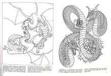 Dragons Coloring Book