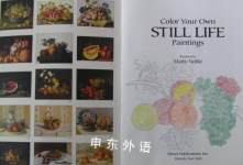 Color Your Own Still Life Paintings Dover Art Coloring Book