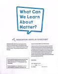 What Can We Learn About Matter