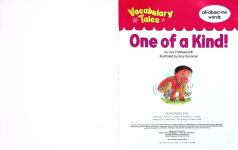 One of a Kind! (Vocabulary Tales)
