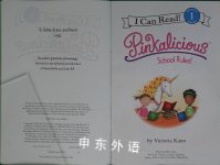 I can read: Pinkalicious School rules