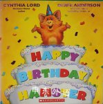 Happy birthday, Hamster Cynthia Lord and Derek Anderson