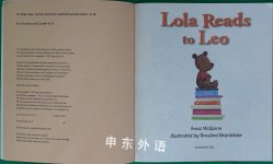 Lola reads to leo