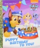 Puppy birthday to you!