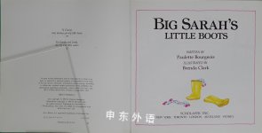 Big Sarahs Little Boots A Blue Ribbon Book