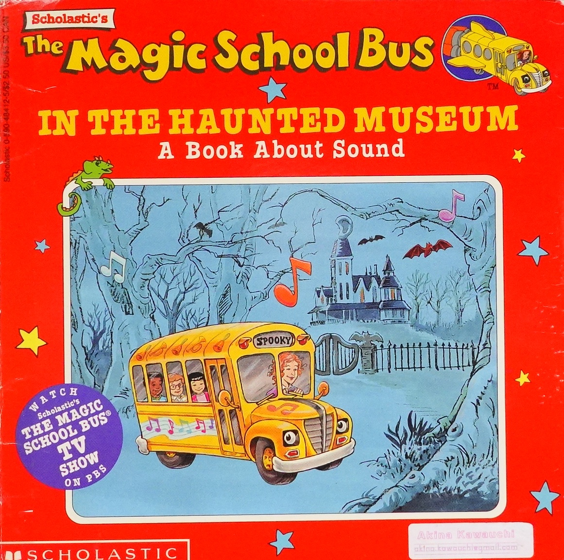 The magic school bus in the haunted museum A book about sound_动作